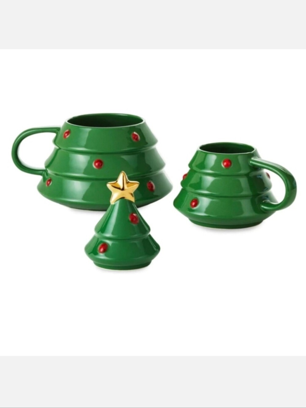 Hallmark Christmas Tree Stacking Mug Set - Picture 2 of 8